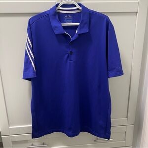 ADIDAS Climacool Men's Royal Blue Polo Golf Shirt Size Large